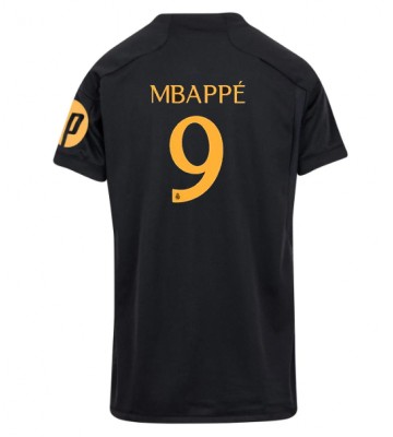 Real Madrid Kylian Mbappe #9 Tredje trøje Dame 2023-24 Kort ærmer